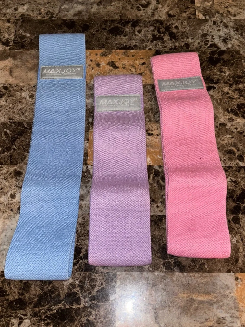 Resistance Loop Bands Set - Pink, Purple, Blue